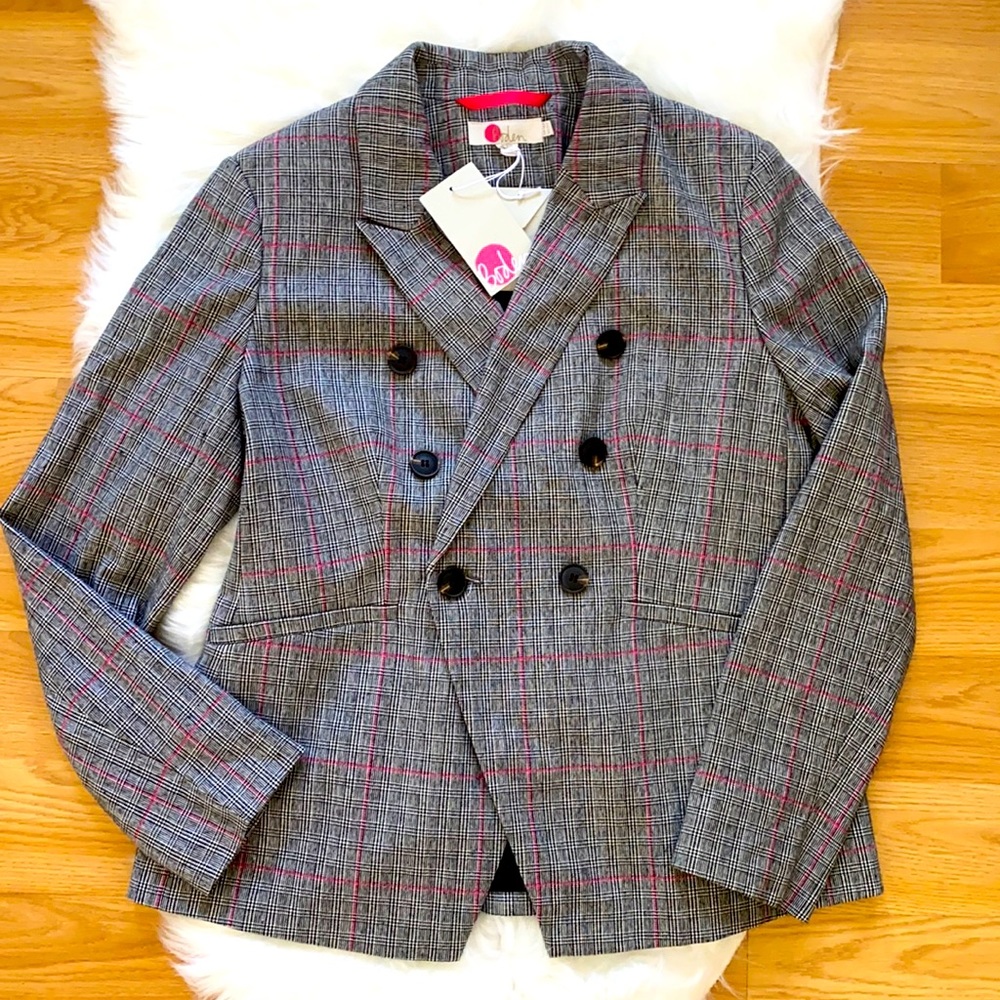 Boden Blazer double breasted Jacket wool petite 10p